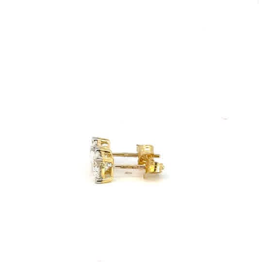 Stud Earrings 1.55CT Lab Diamond 18CT Yellow Gold Aces Jewellers
