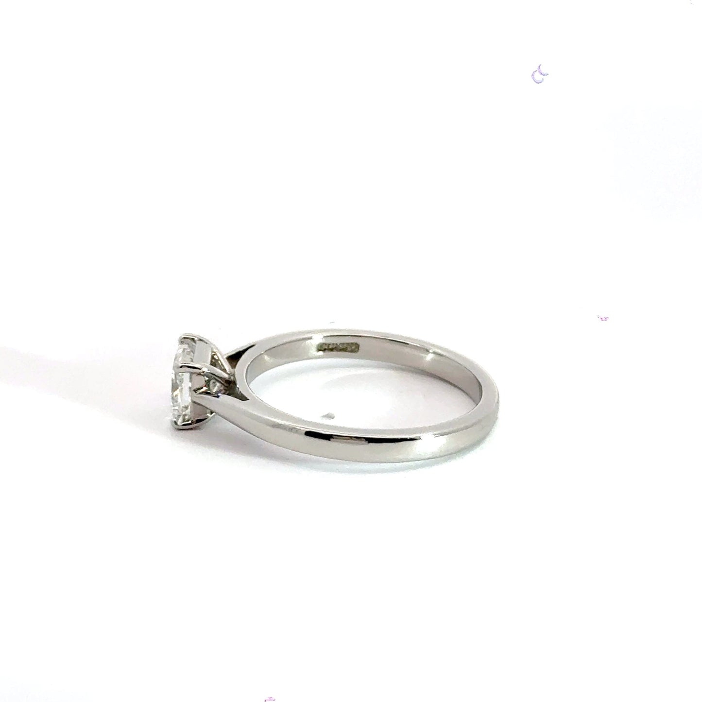 Platinum Solitaire Diamond Ring Aces Jewellers