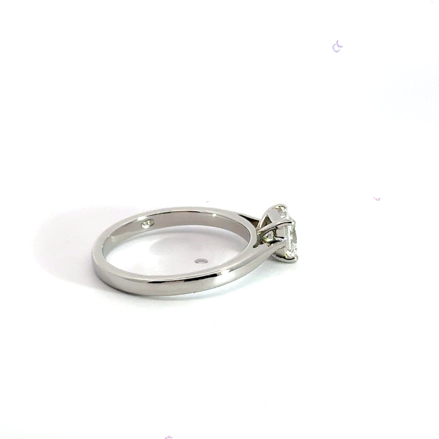 Platinum Solitaire Diamond Ring Aces Jewellers