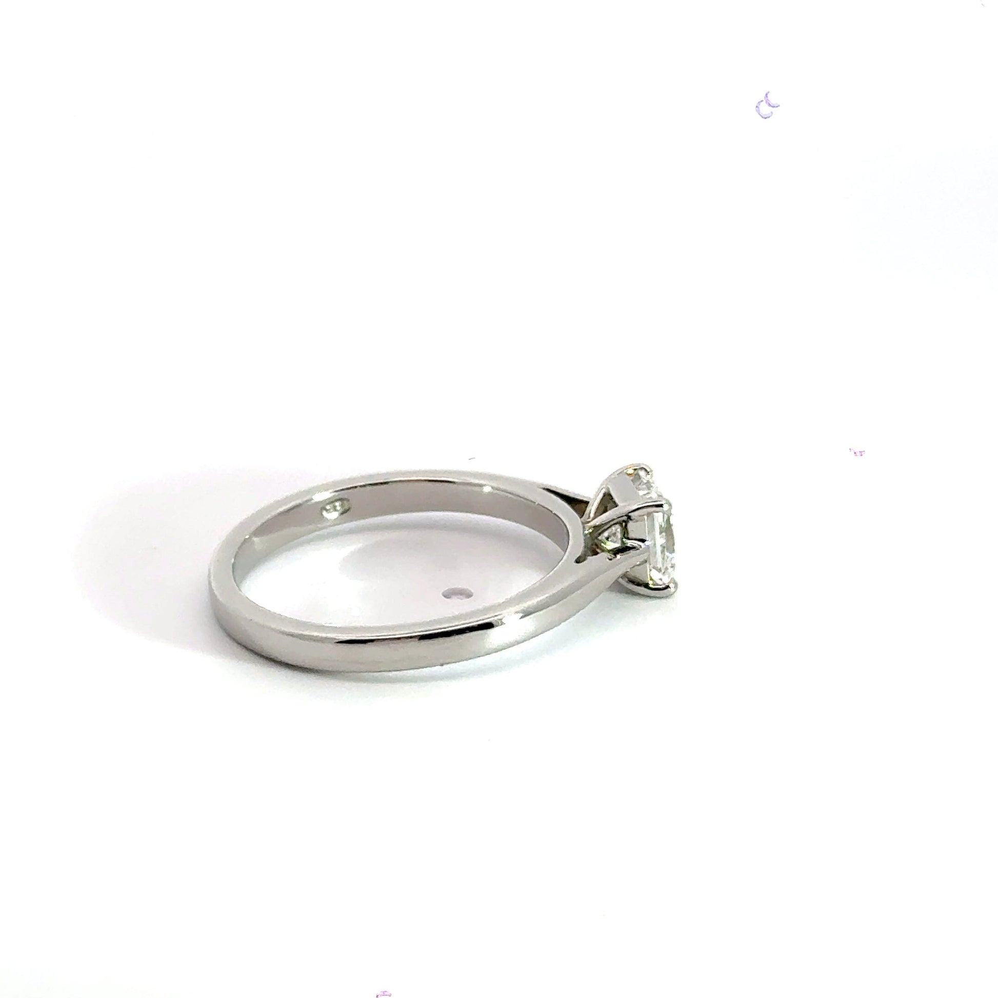 Platinum Solitaire Diamond Ring Aces Jewellers