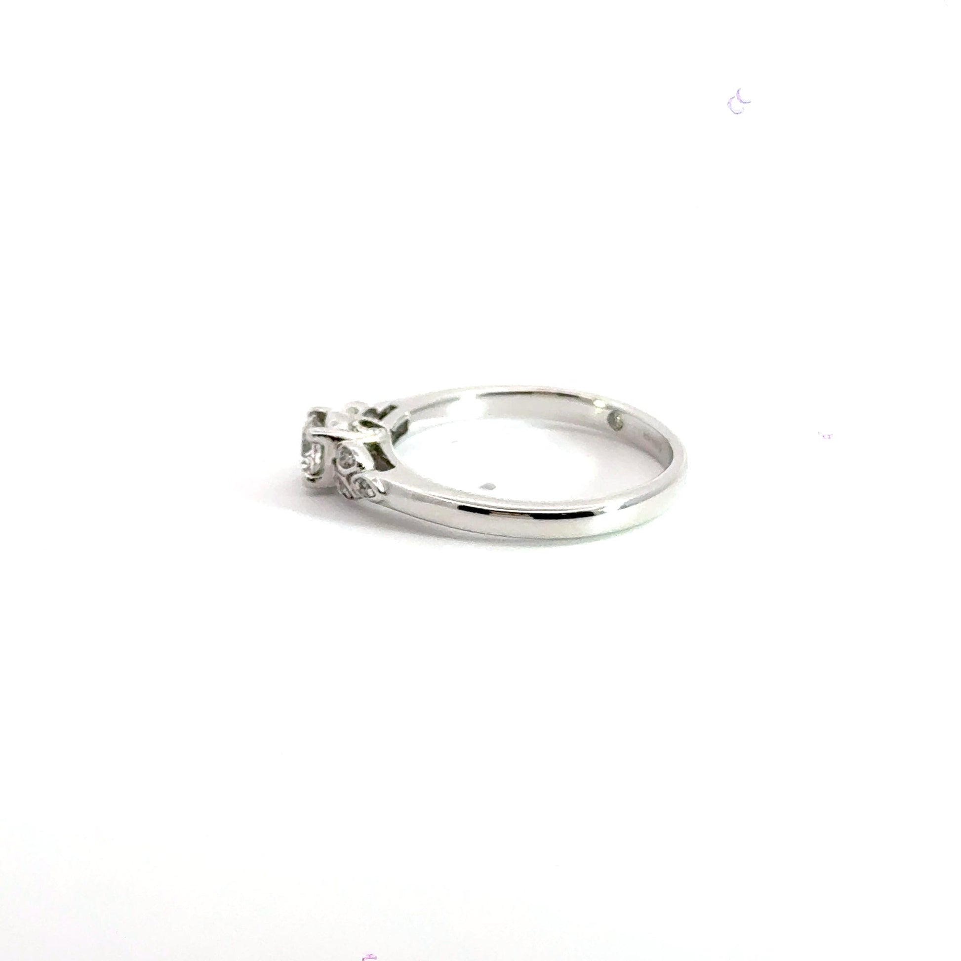 9CT White Gold Solitaire Ring Aces Jewellers