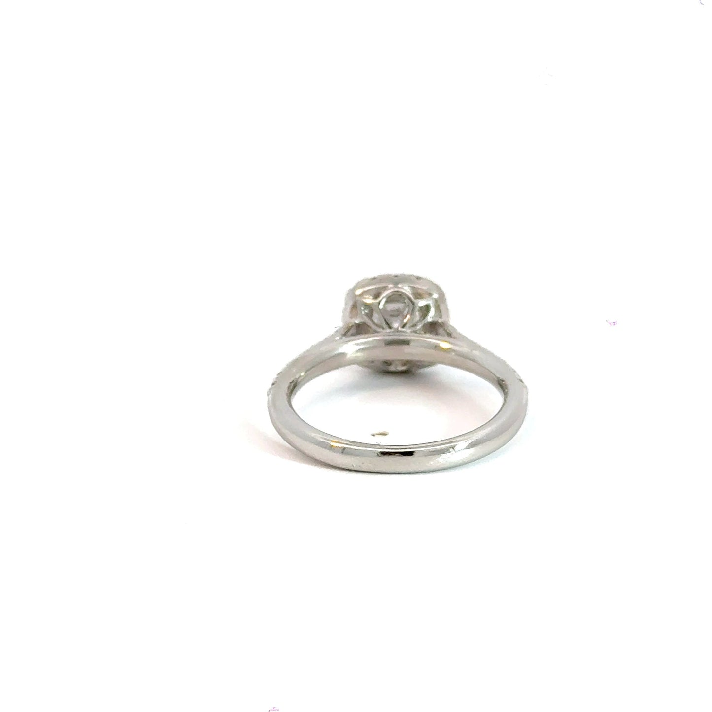 Platinum Halo 1.00CT Lab Diamond Ring Aces Jewellers