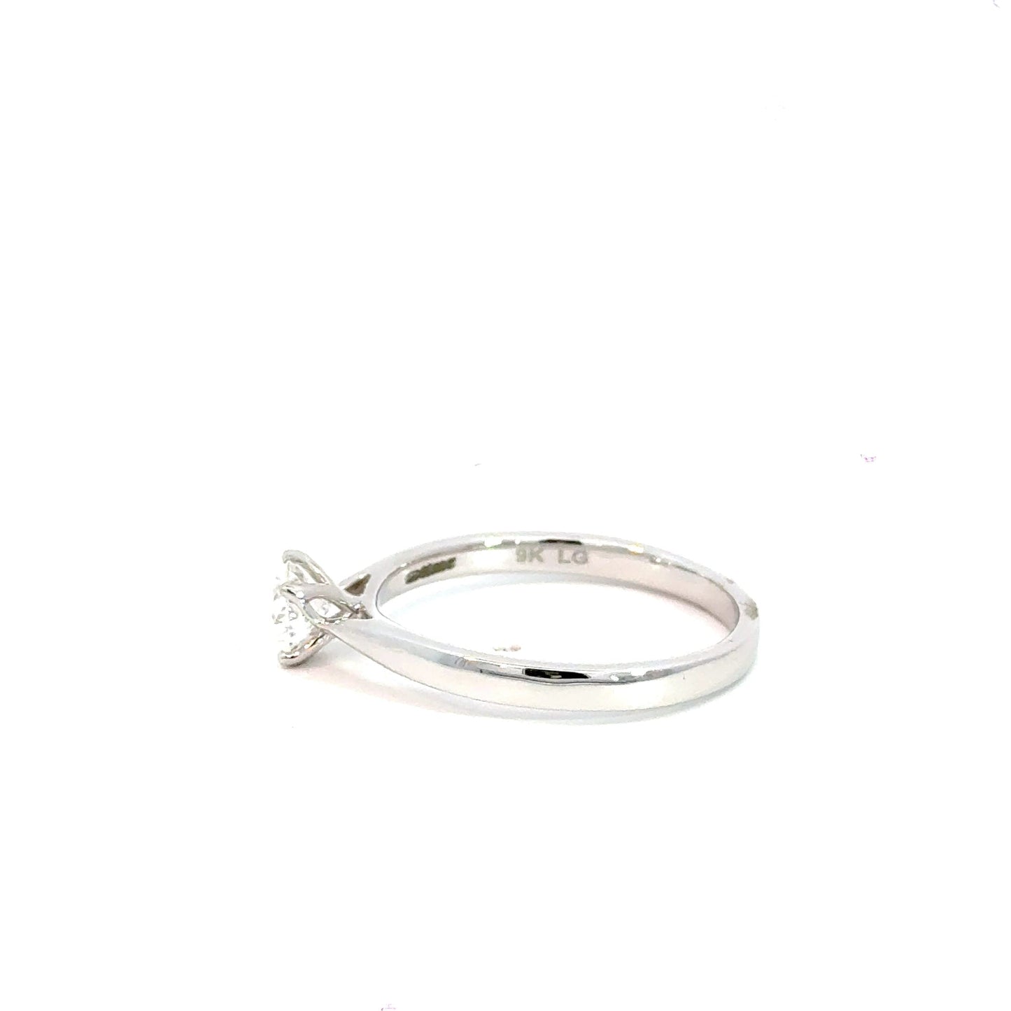 9CT White Gold 0.50CT Lab Diamond Aces Jewellers
