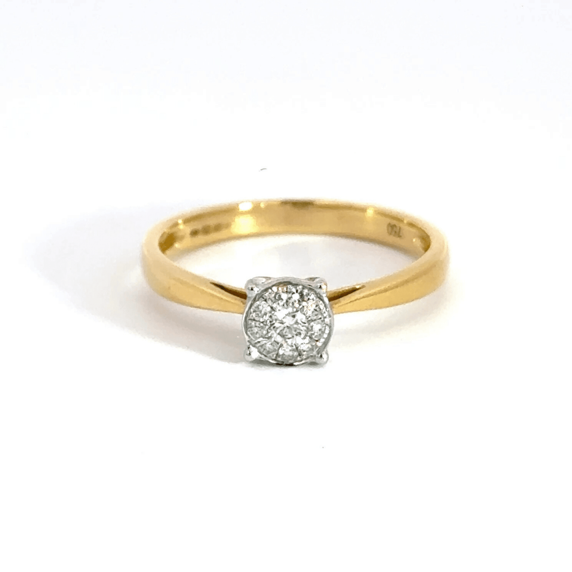 18CT Gold Diamond Ring Aces Jewellers