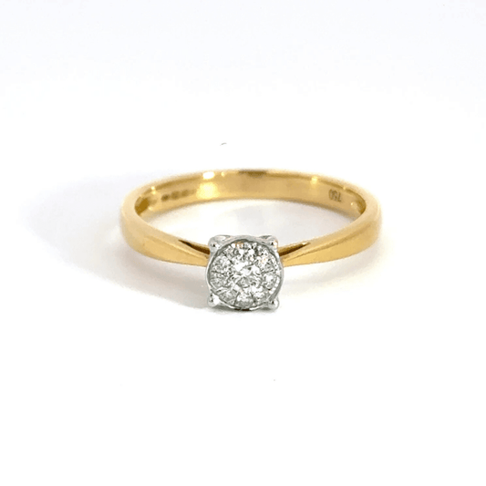18CT Gold Diamond Ring Aces Jewellers