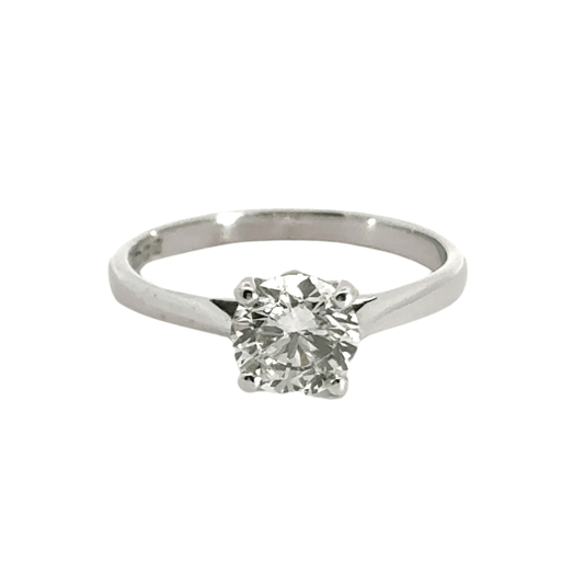 Platinum Solitaire Diamond Ring 1.05CT Aces Jewellers