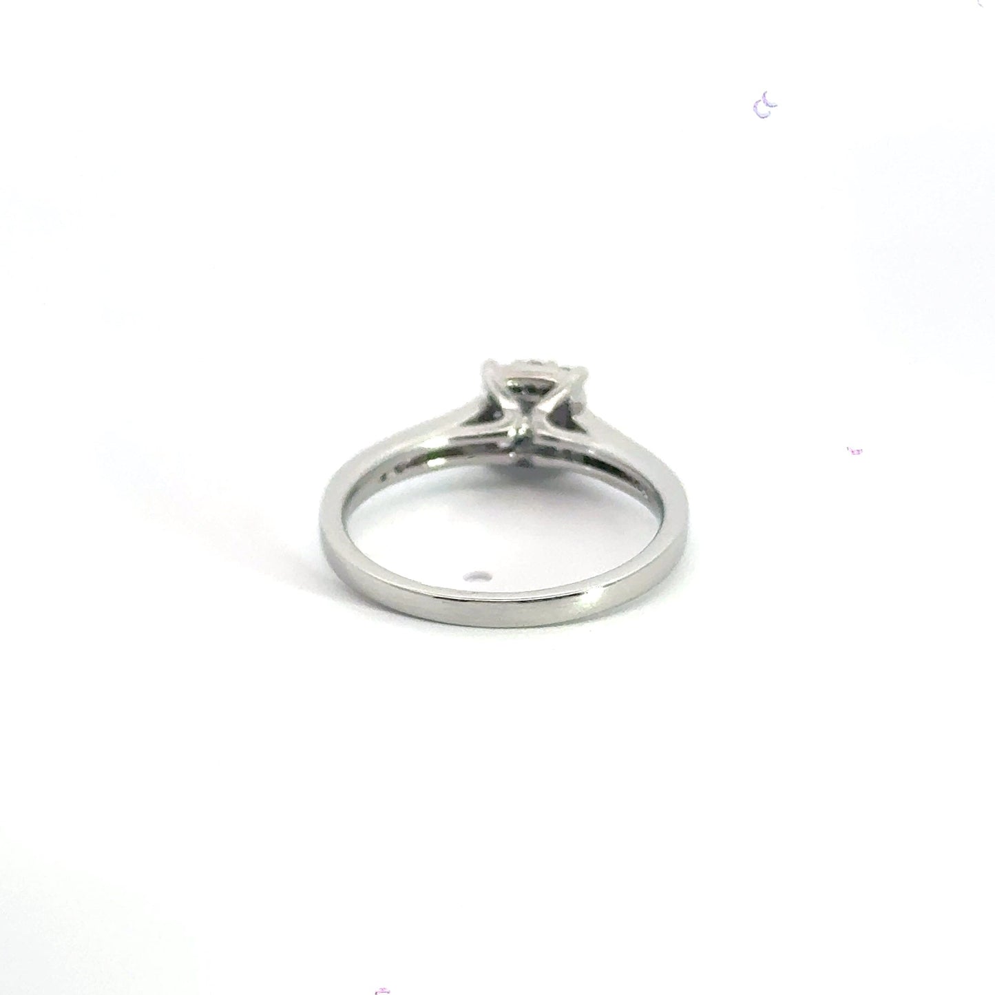 Platinum Square Cluster Diamond Ring Aces Jewellers