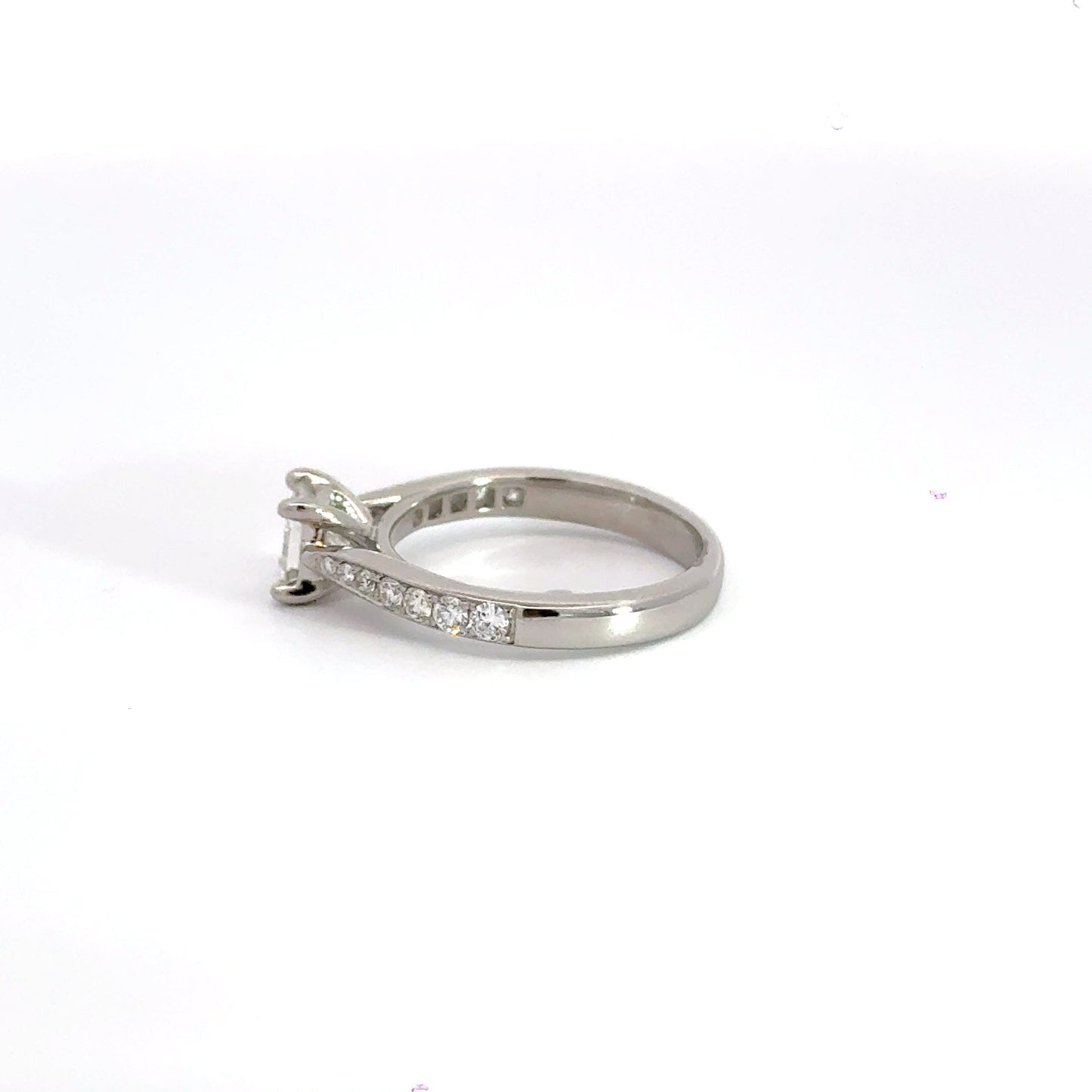 Platinum Solitaire Diamond Ring Aces Jewellers