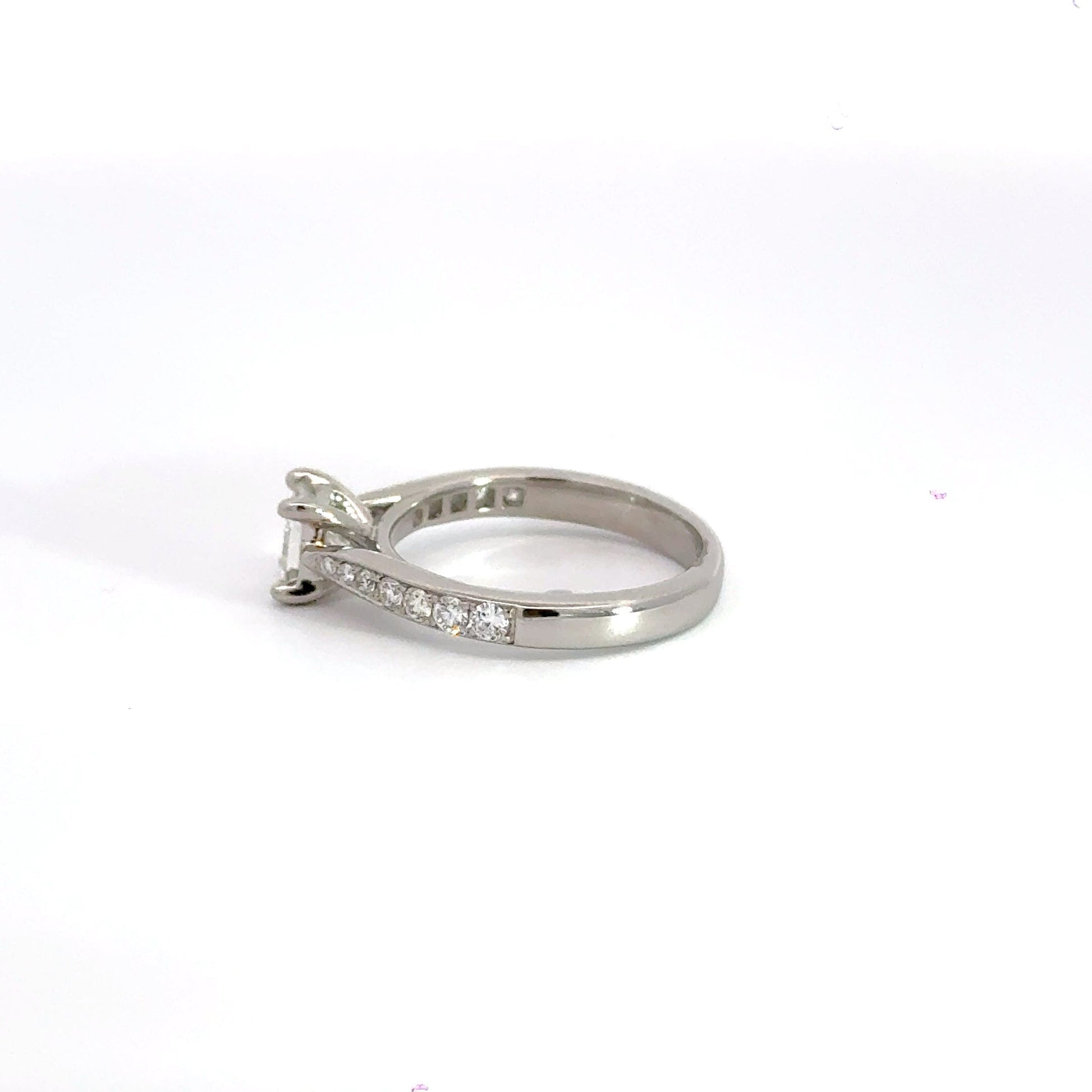 Platinum Solitaire Diamond Ring Aces Jewellers