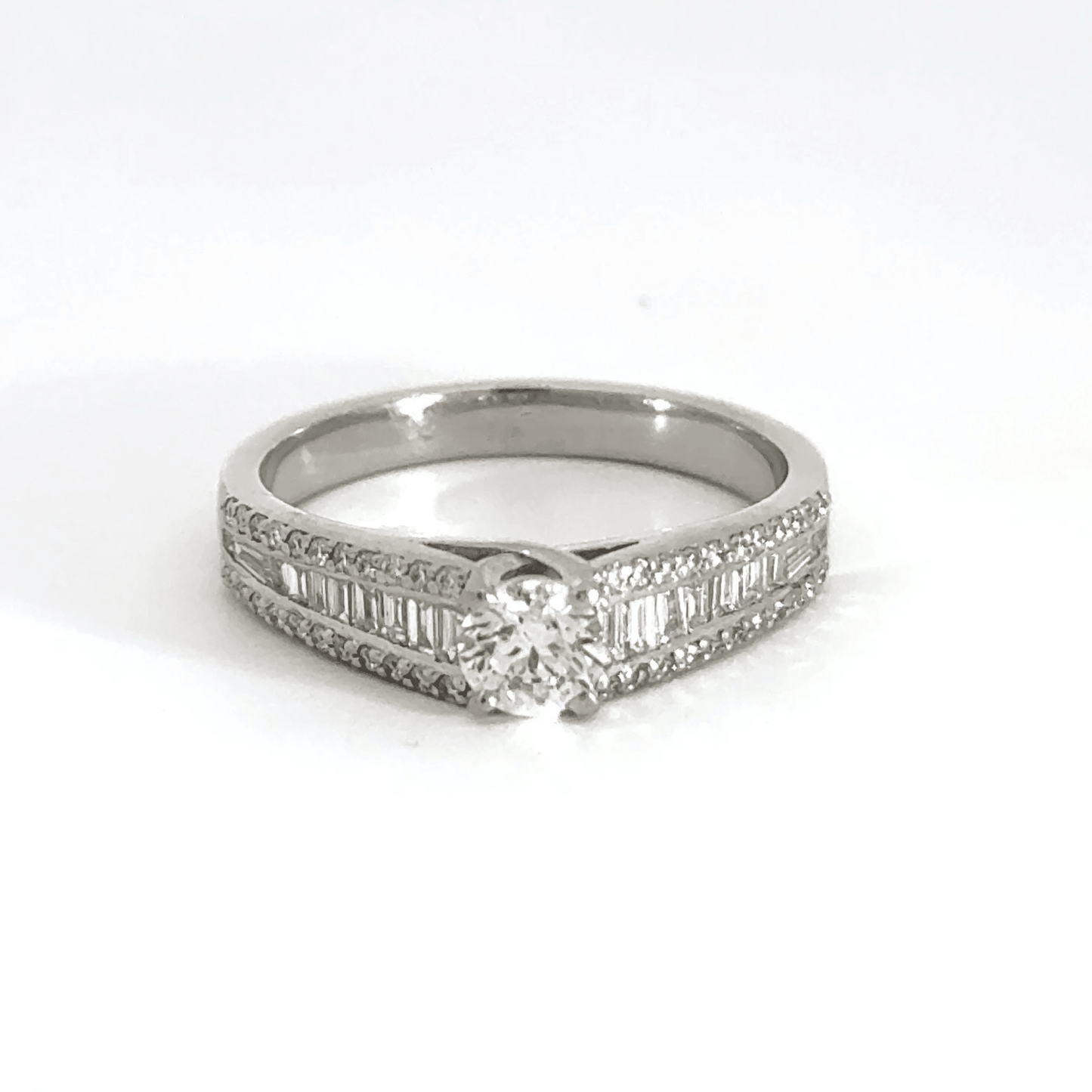 Platinum Diamond Solitaire Ring Aces Jewellers