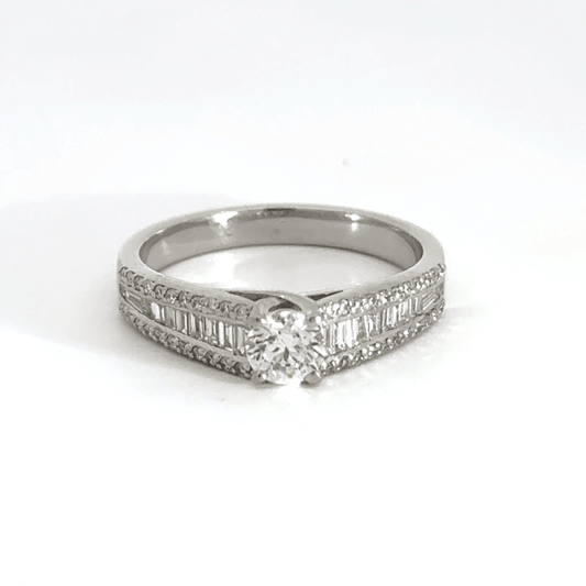 Platinum Diamond Solitaire Ring Aces Jewellers