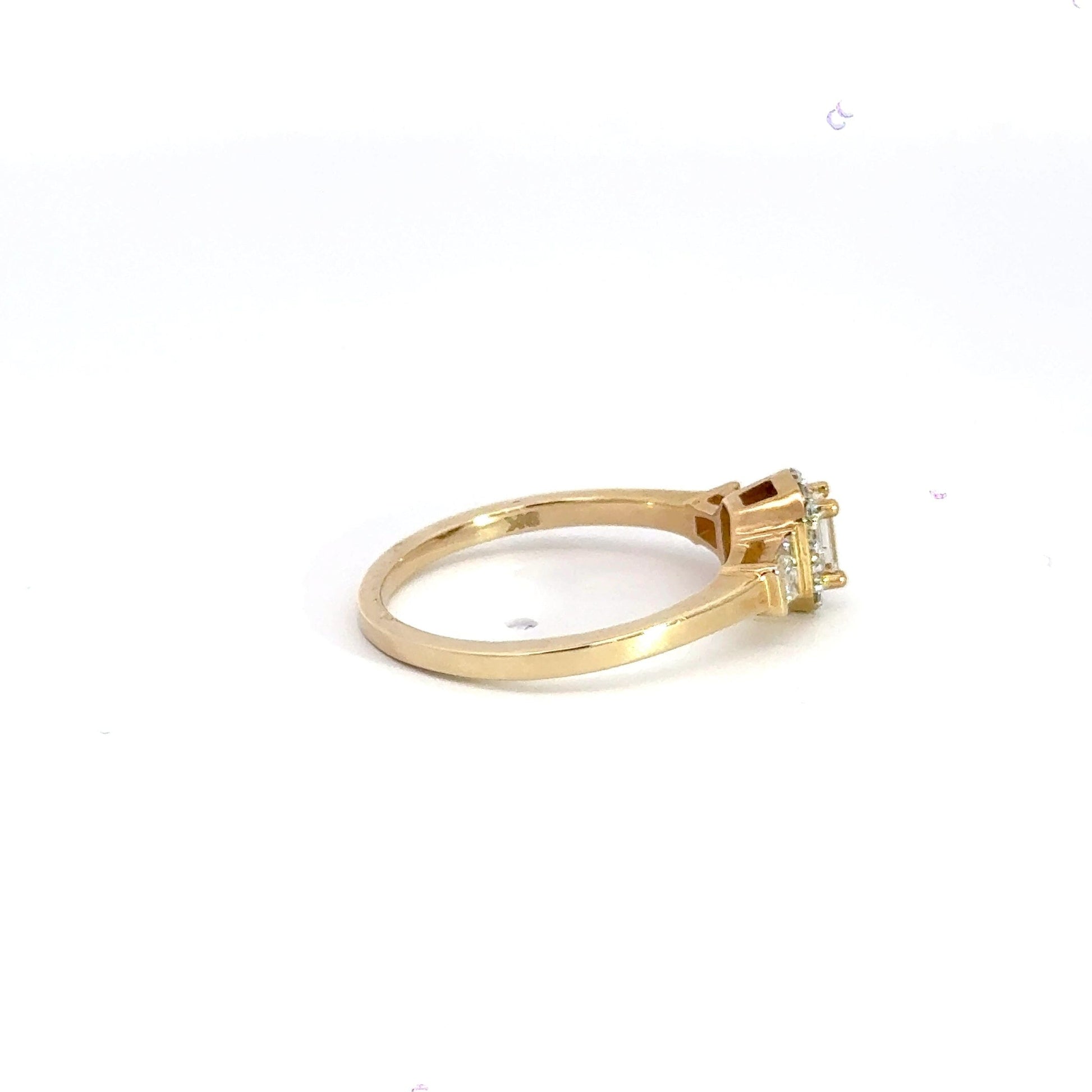 9CT Emerald Cut Diamond Ring Aces Jewellers