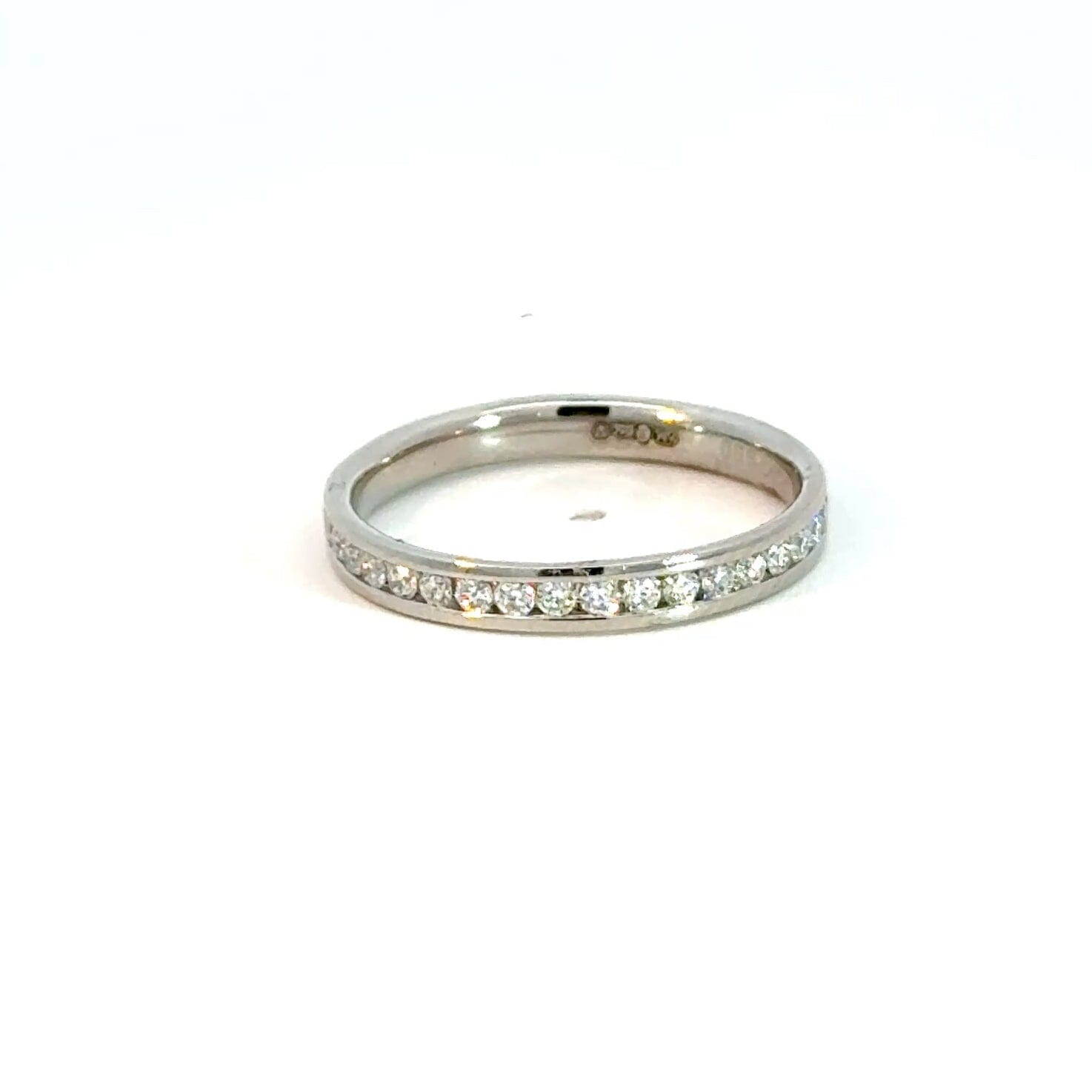Platinum Channel Set Diamond Band Ring 0.26CT Aces Jewellers