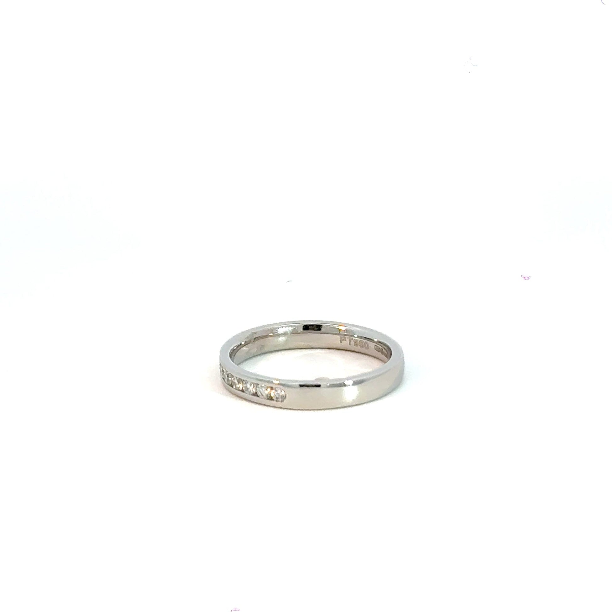 Platinum Channel Set Diamond Band Ring 0.35CT Aces Jewellers