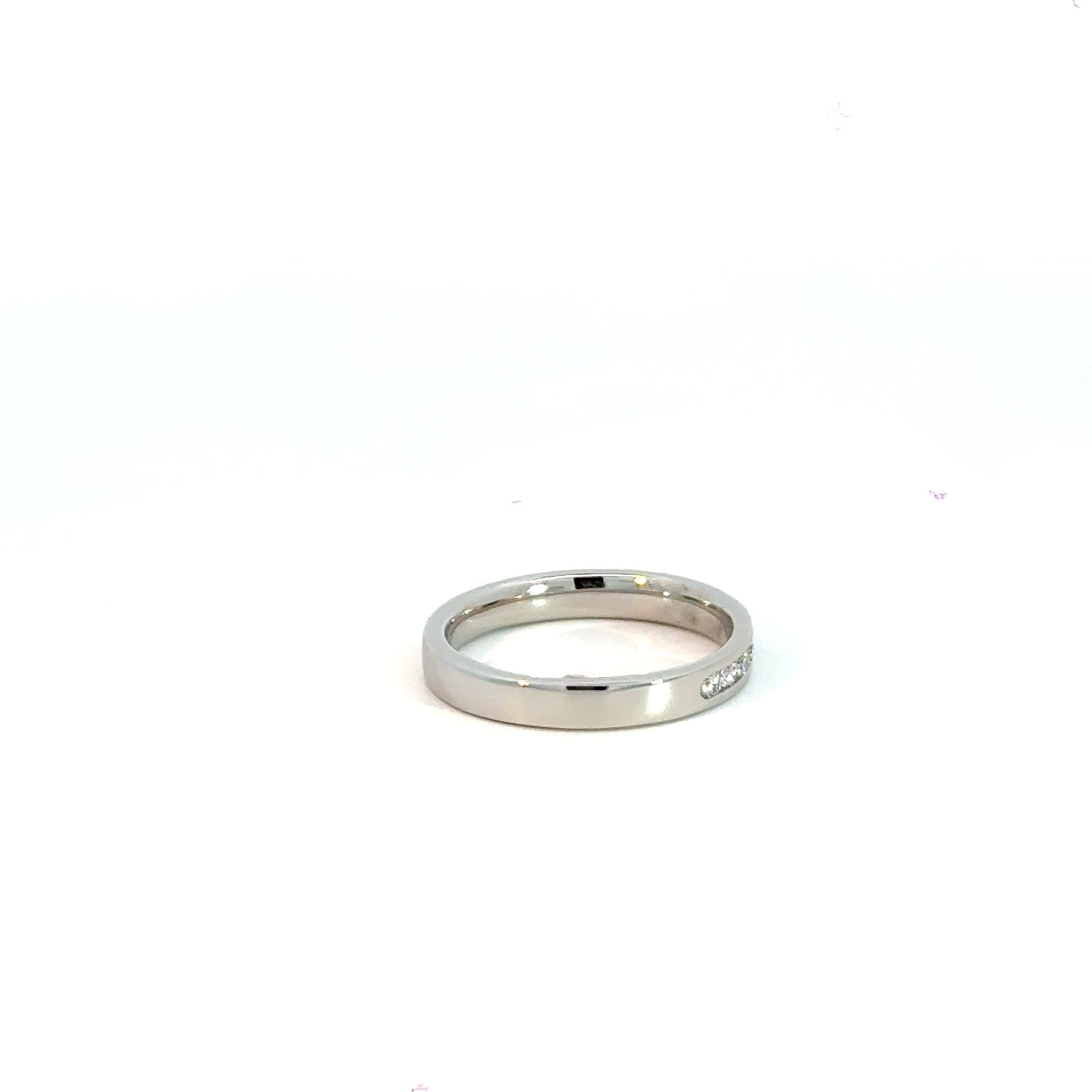Platinum Channel Set Diamond Band Ring 0.35CT Aces Jewellers