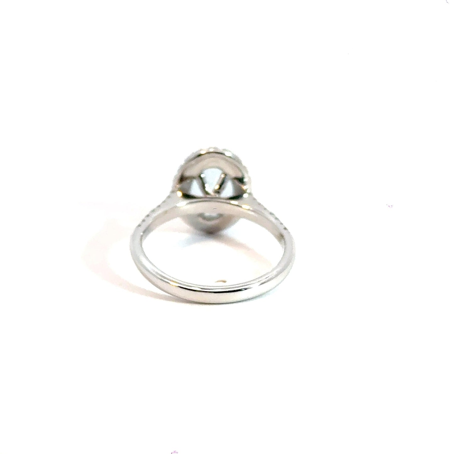 9CT White Gold Diamond & Aquamarine Aces Jewellers