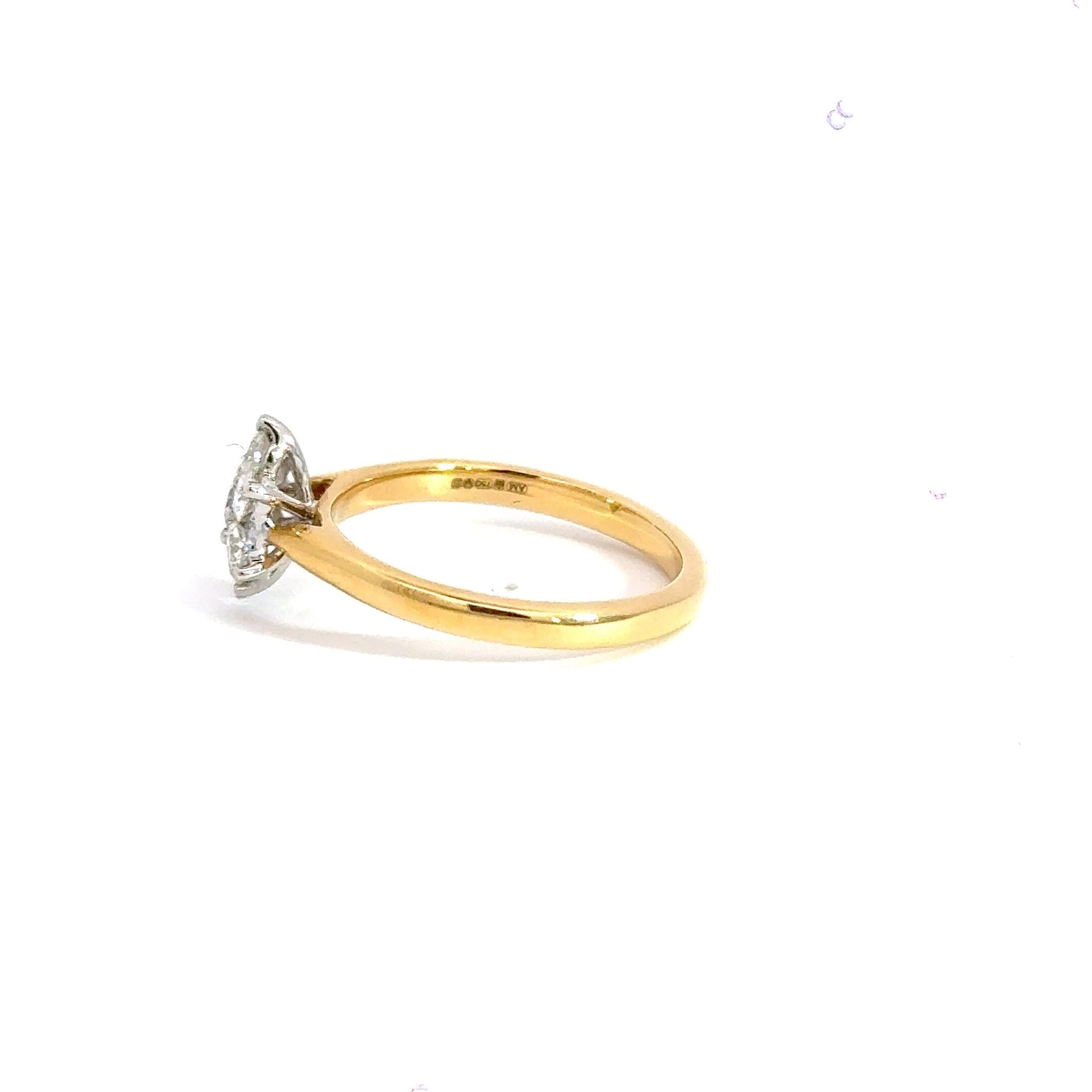 18CT Gold Diamond Daisy Ring Aces Jewellers