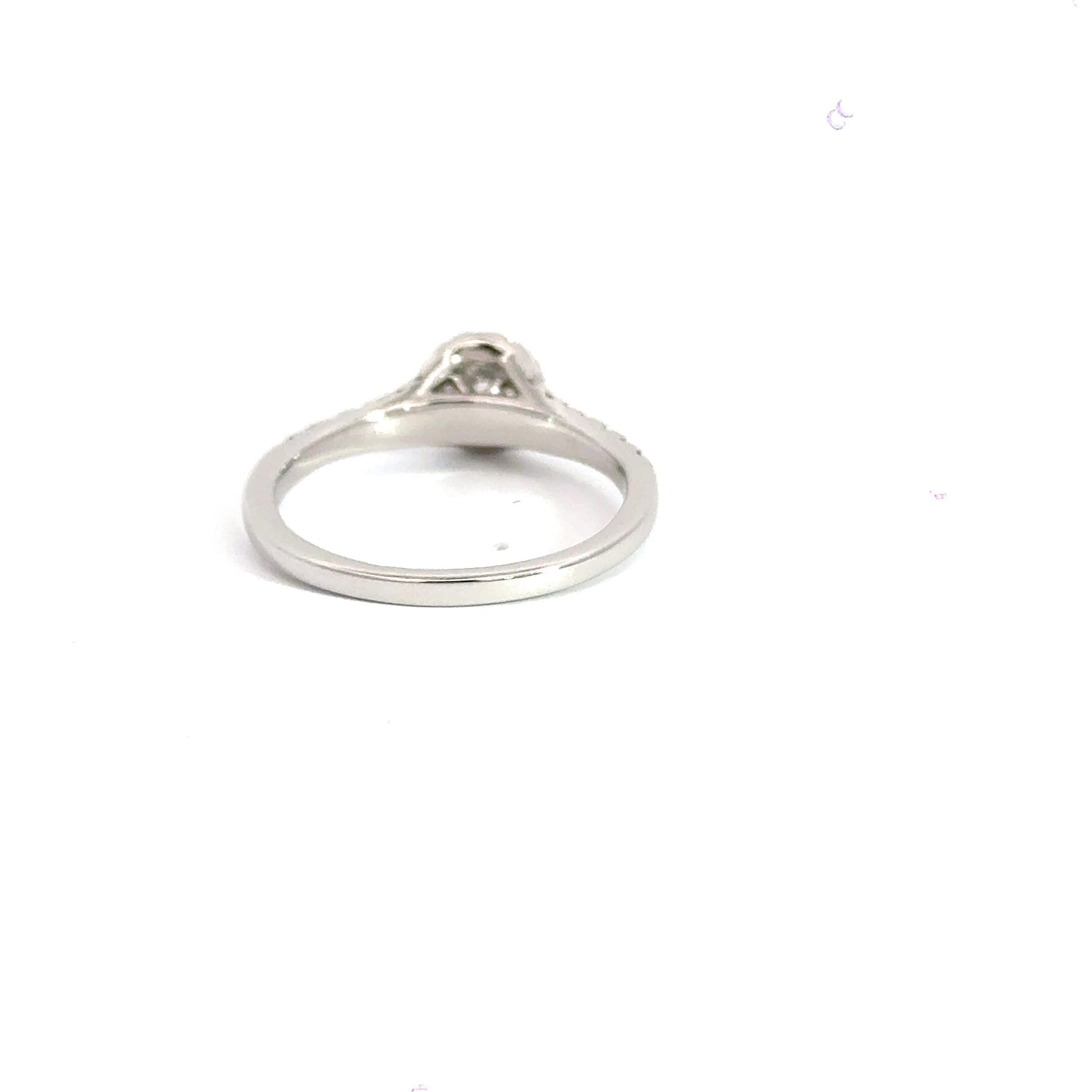 Platinum Diamond Halo Ring Aces Jewellers