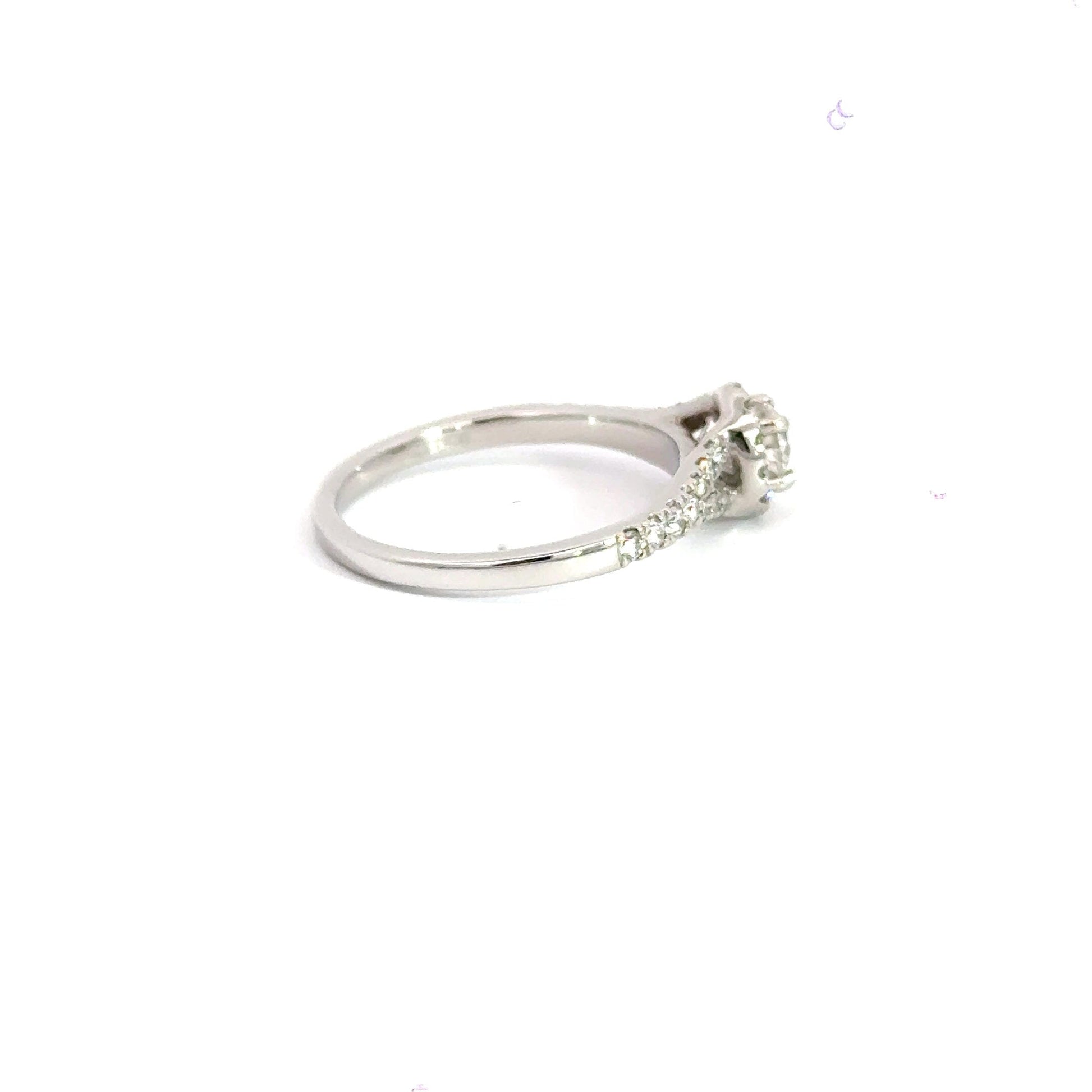 Platinum Diamond Halo Ring Aces Jewellers