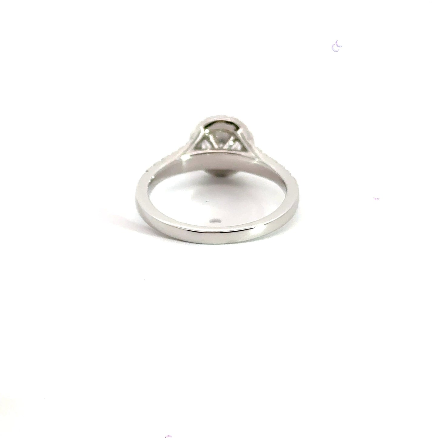 Platinum Diamond Halo Ring Aces Jewellers