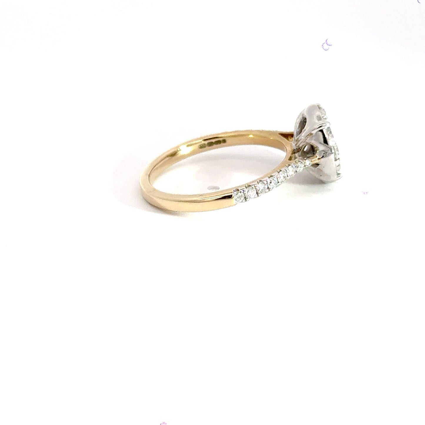 9CT Yellow Gold Round Cluster Diamond Ring Aces Jewellers