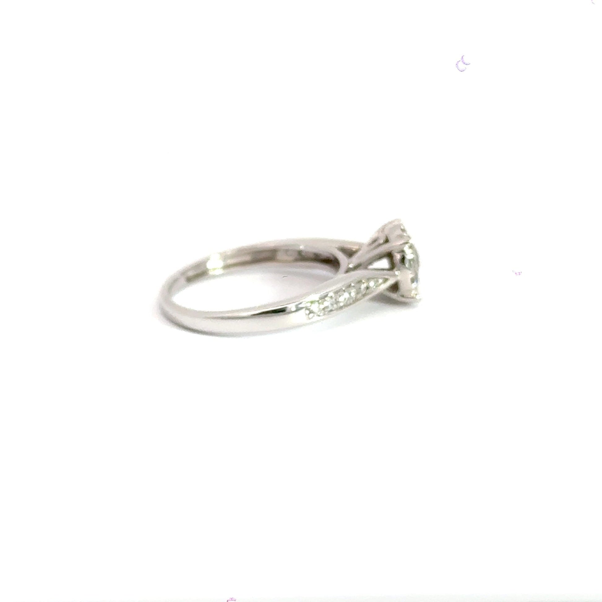 9CT White Gold Cluster Diamond Ring Aces Jewellers