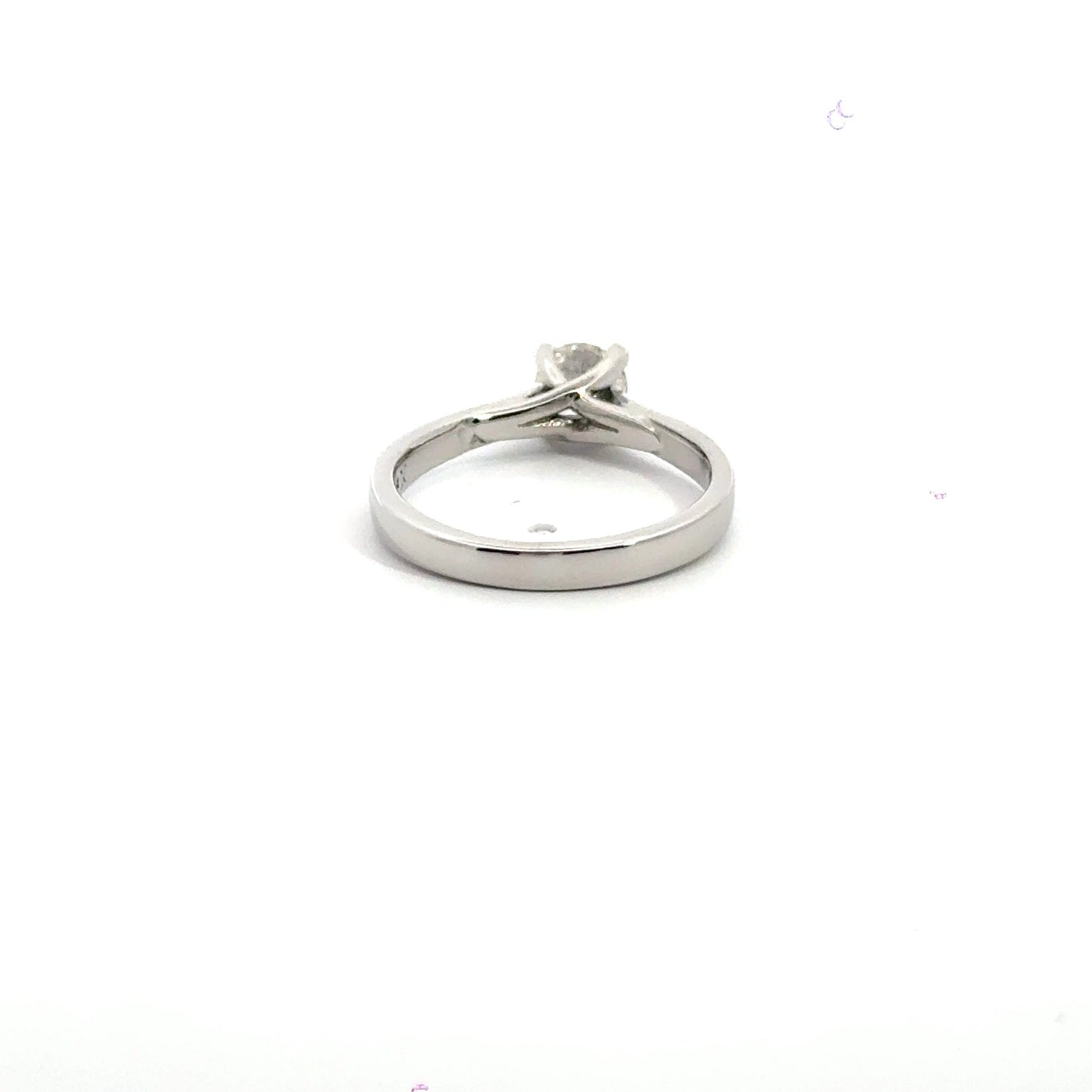 18CT White Gold Solitaire Diamond Ring Aces Jewellers