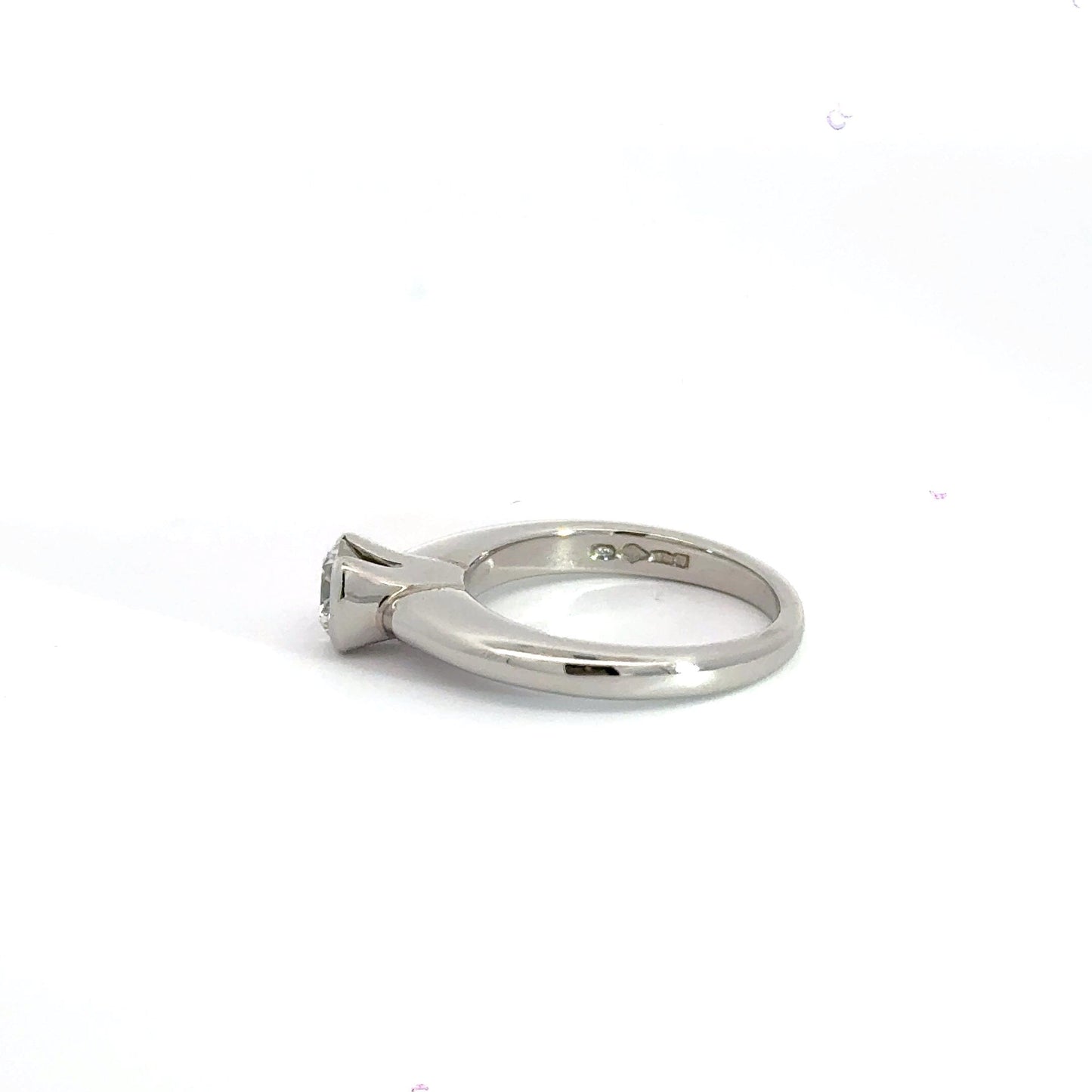 Platinum Solitaire Diamond Ring Aces Jewellers