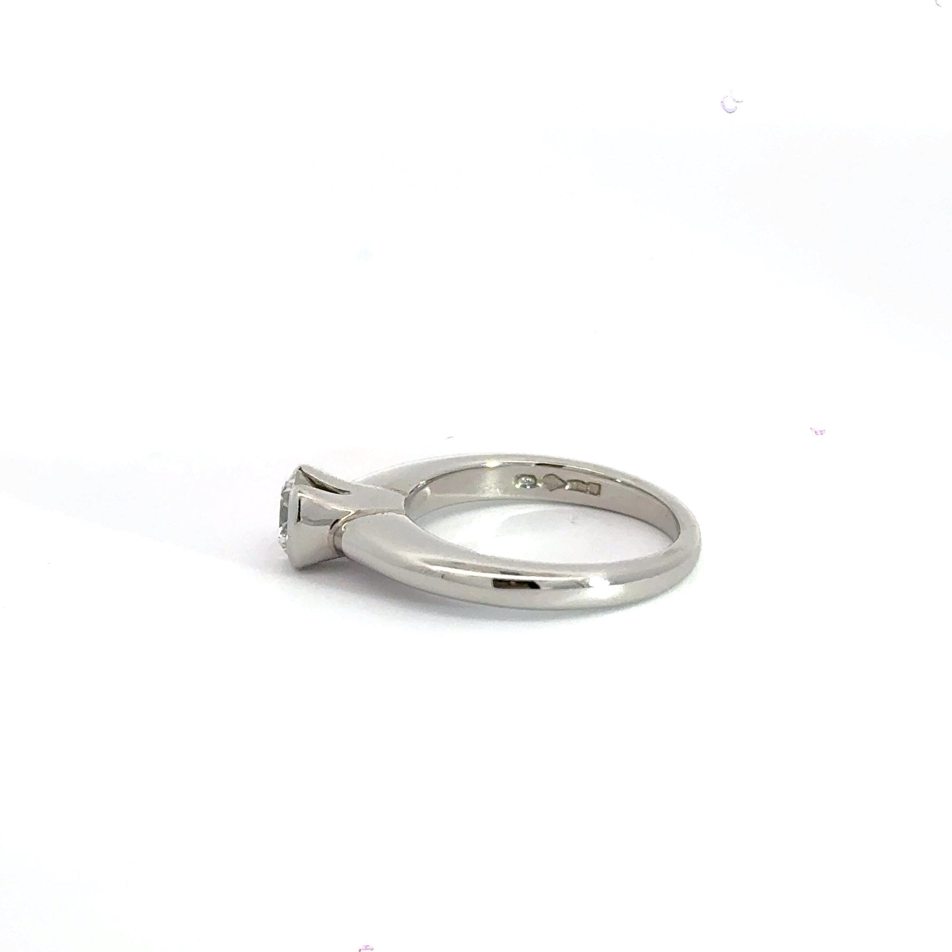 Platinum Solitaire Diamond Ring Aces Jewellers