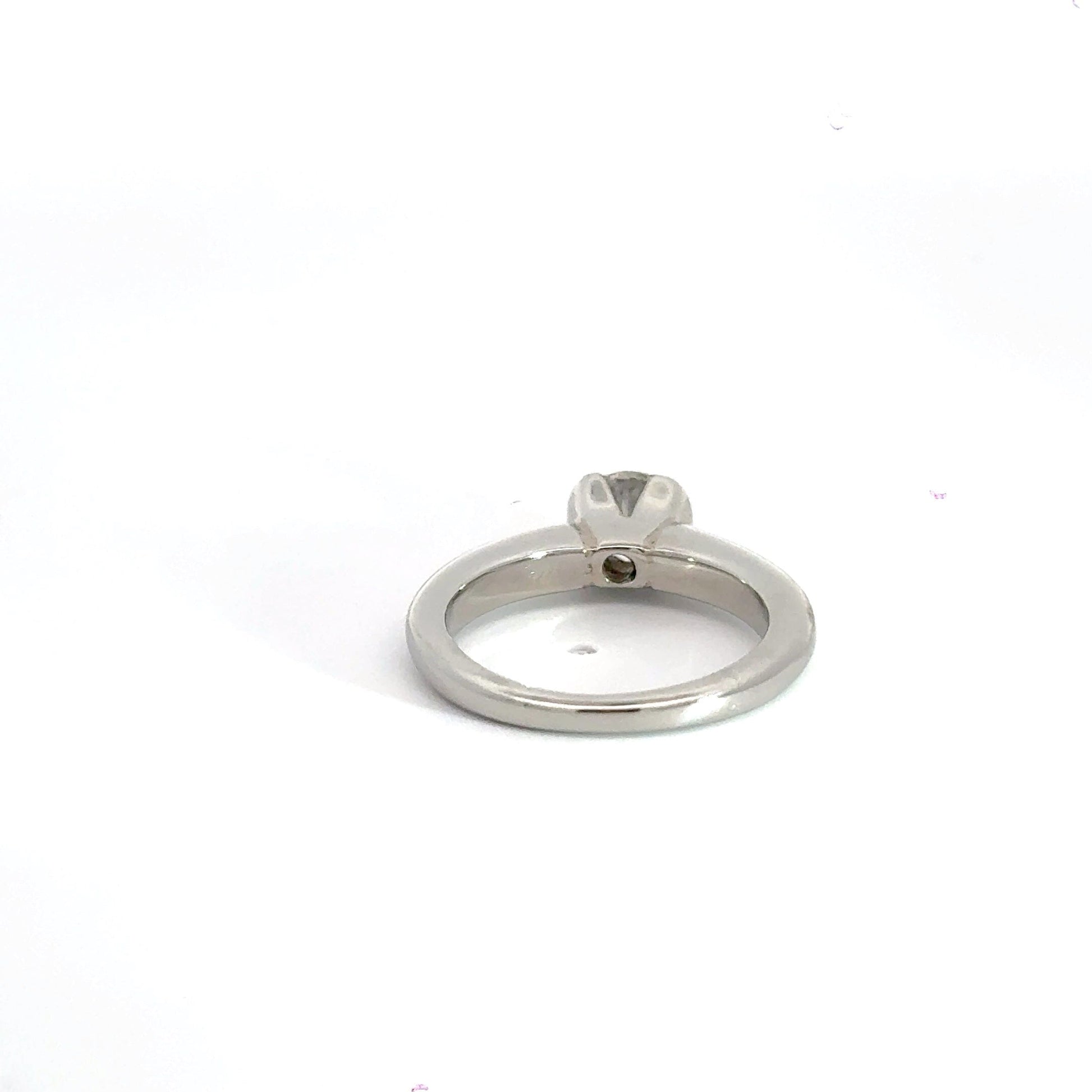 Platinum Solitaire Diamond Ring Aces Jewellers