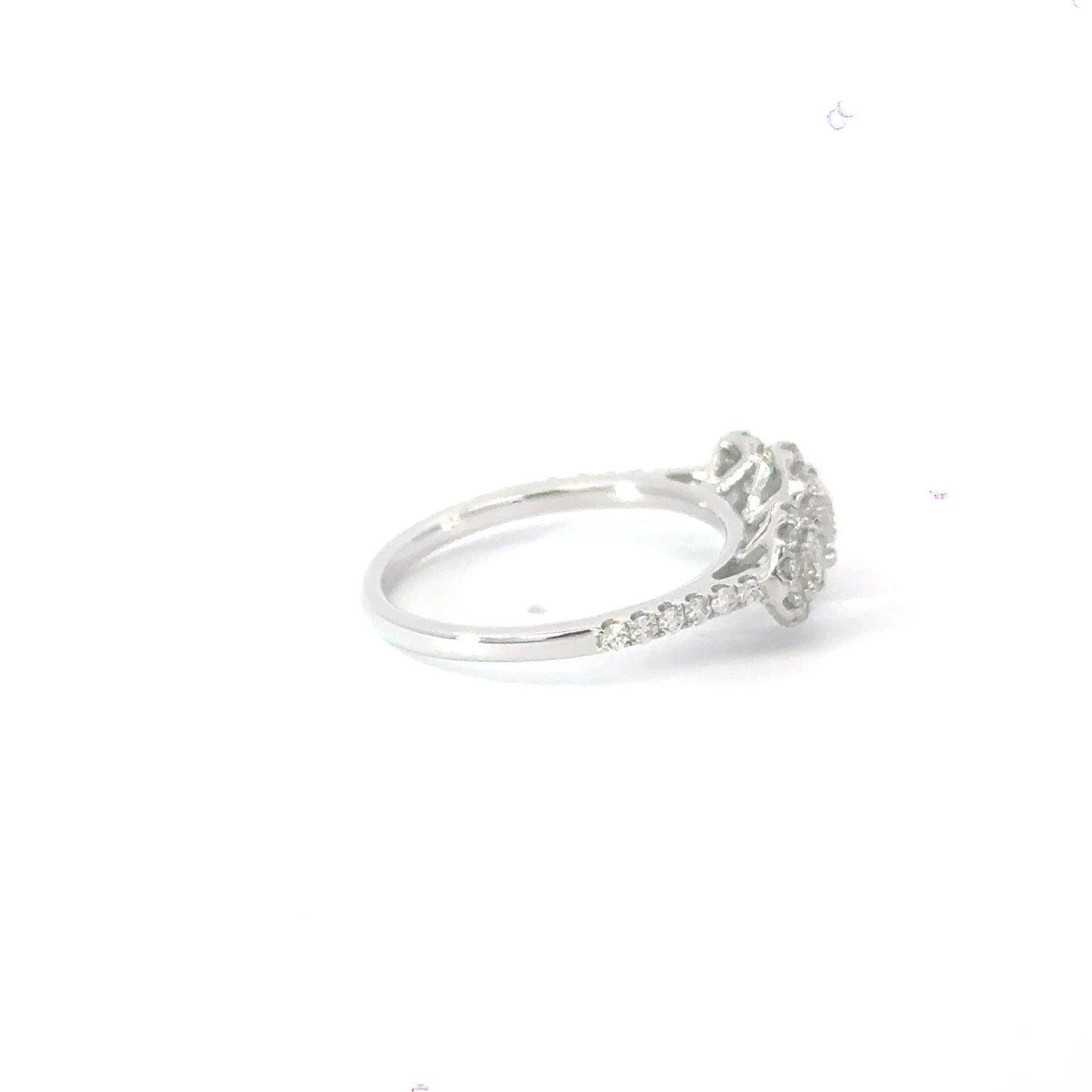 18ct White Gold Trilogy Diamond Ring Aces Jewellers
