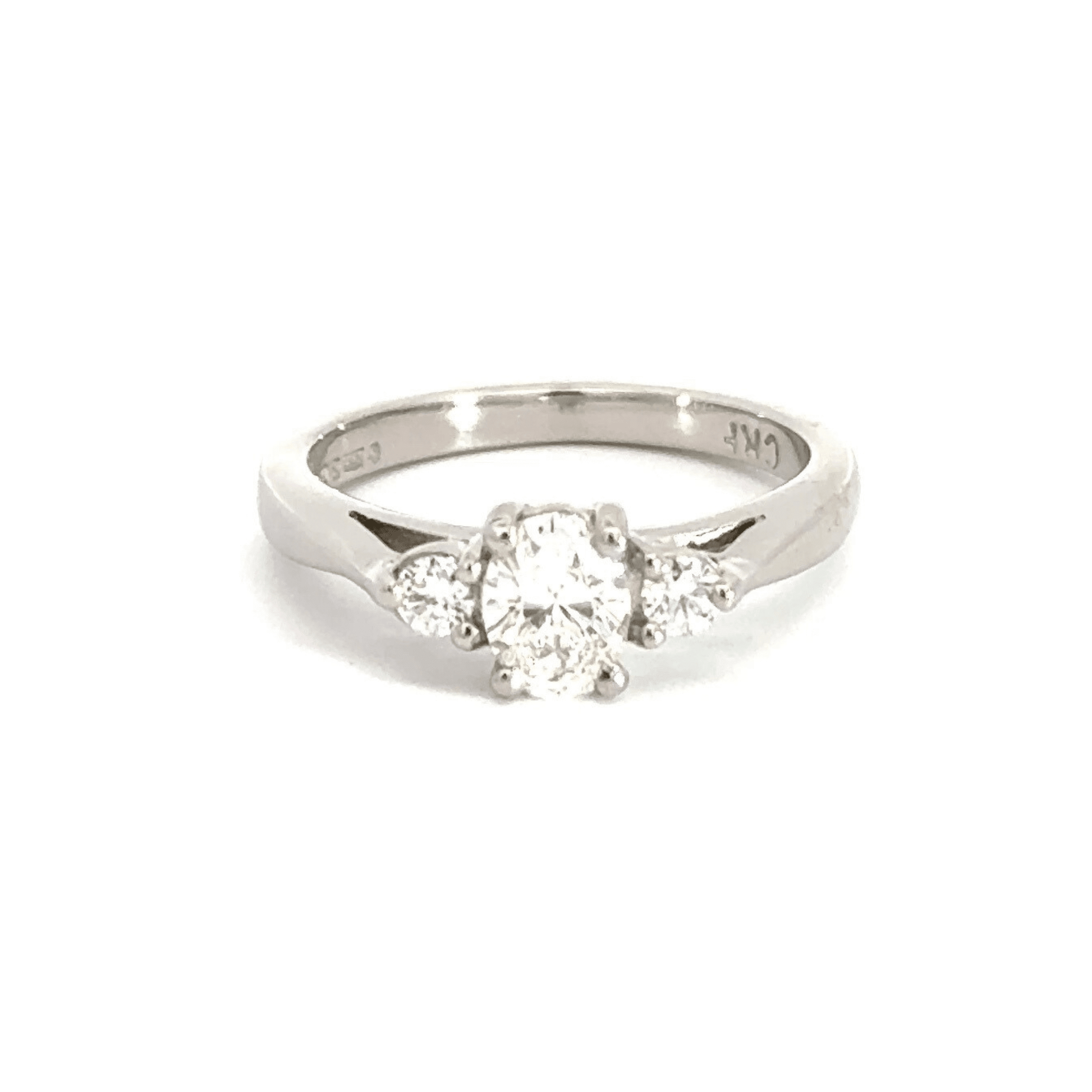 Platinum 3 Stone Diamond Ring Aces Jewellers