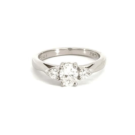 Platinum 3 Stone Diamond Ring Aces Jewellers