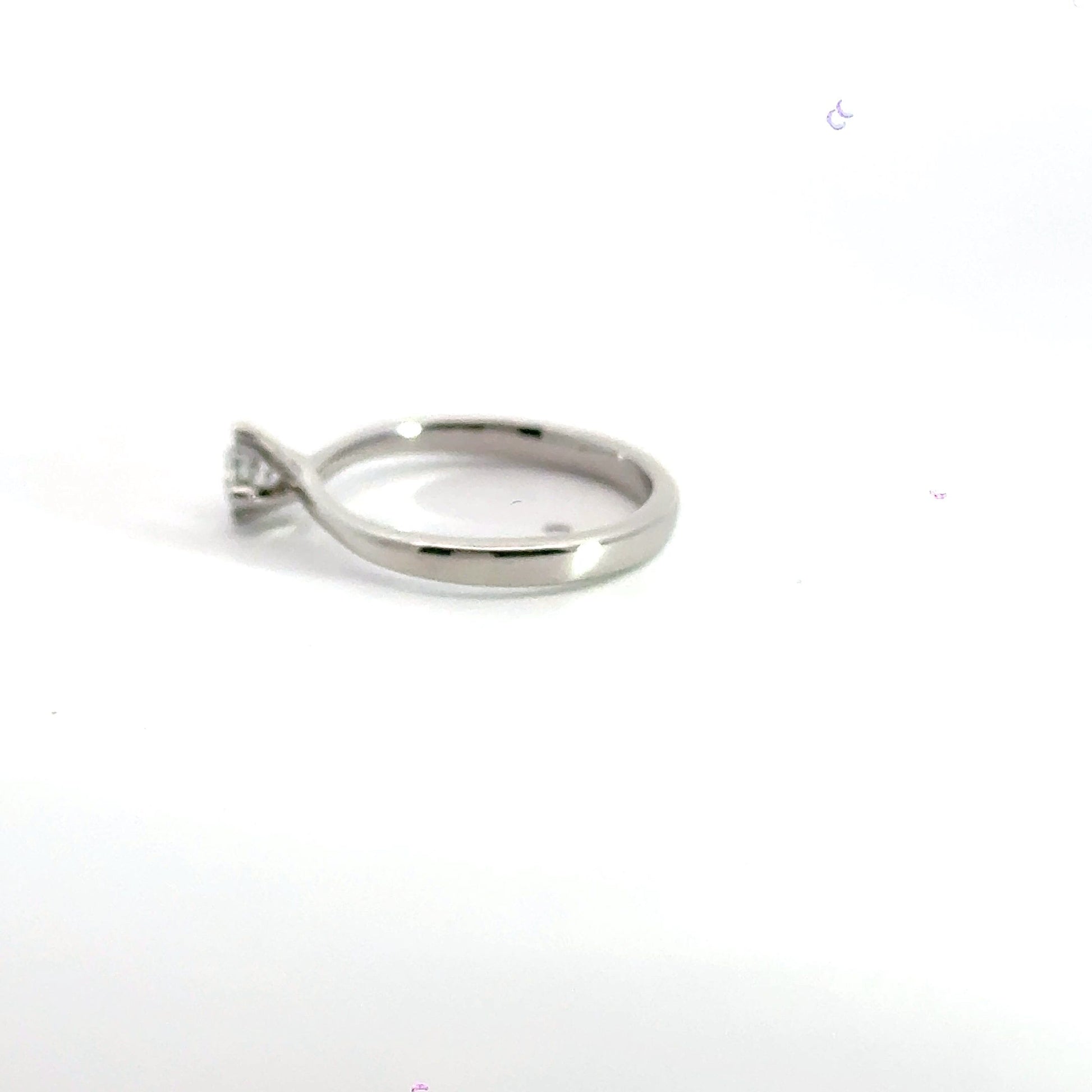 18CT White Gold Solitaire Diamond Ring 0.25CT Aces Jewellers