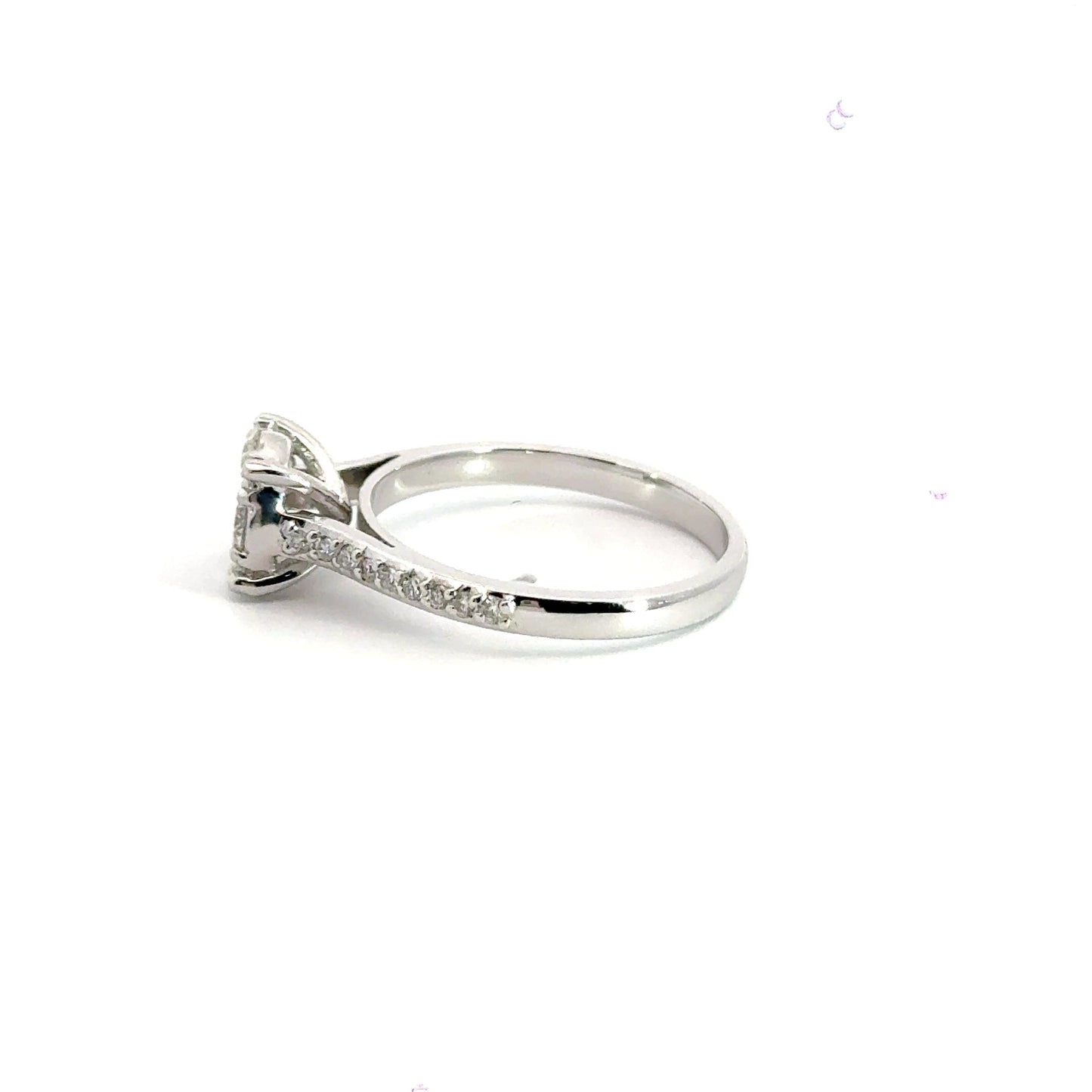 18CT White Gold Cluster Ring Aces Jewellers