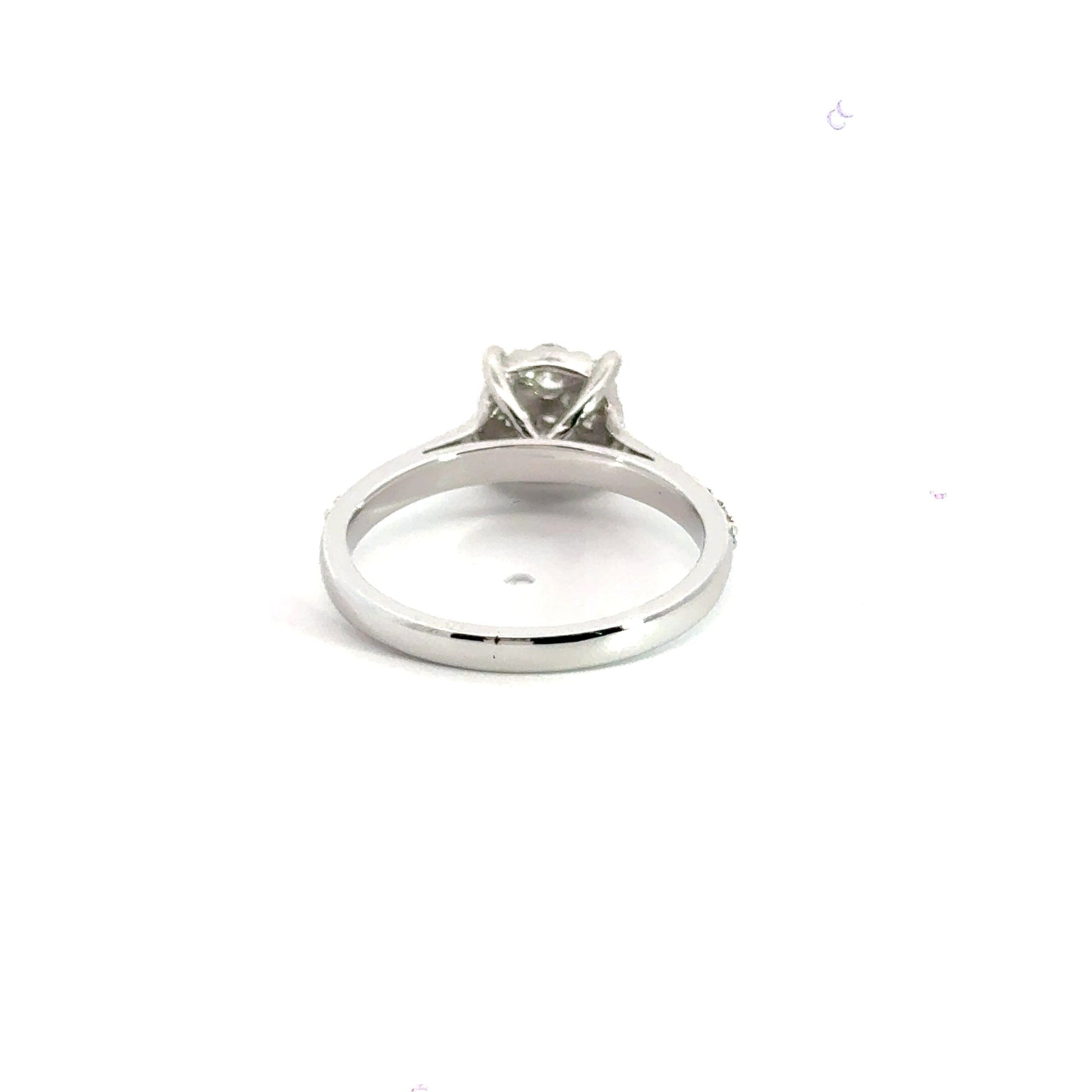 18CT White Gold Cluster Ring Aces Jewellers