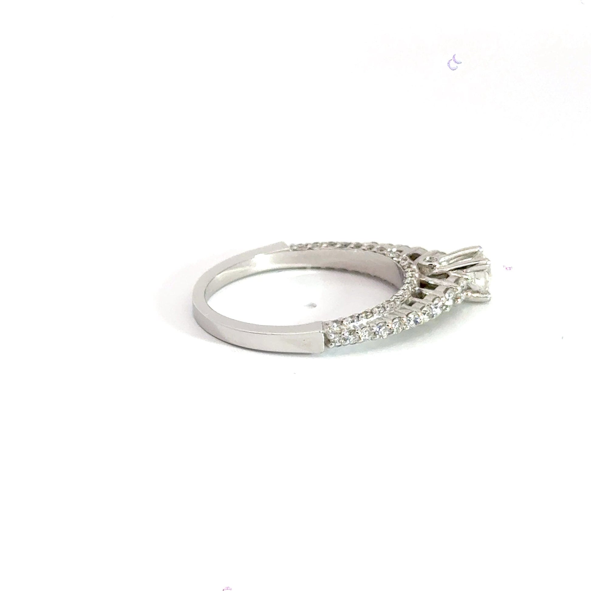 14CT White Gold Diamond Ring Aces Jewellers