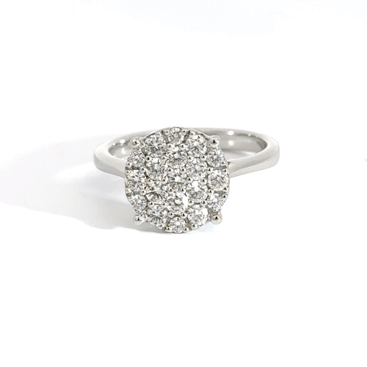 9CT WHITE GOLD DIA 0.50CT G/SI1 Aces Jewellers