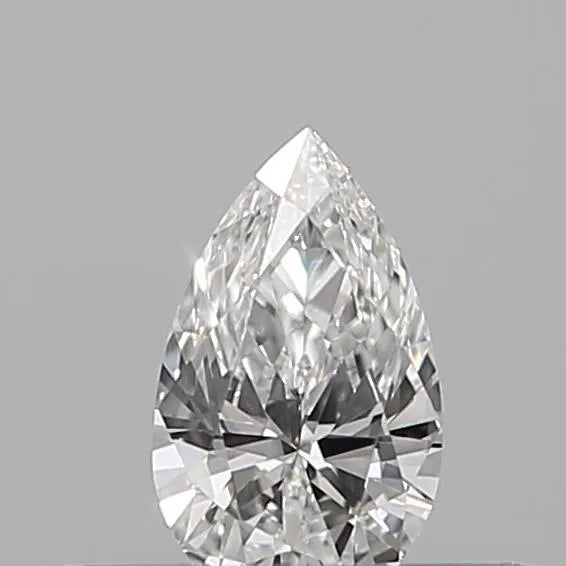 0.06ct Pear Natural Diamond (Colour E, Clarity VVS2, Cut VG, IGI Certified)