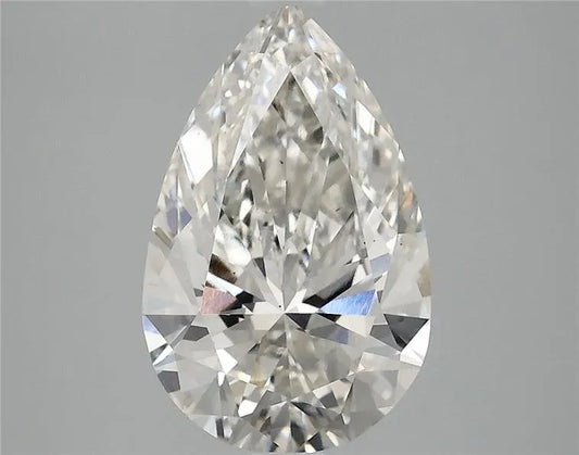 3.06ct Pear Lab Grown Diamond (Colour H, Clarity VS2, IGI Certified)