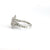 9CT White Gold Rectangle Halo Baguette Round Cut Diamond Ring Aces Jewellers 