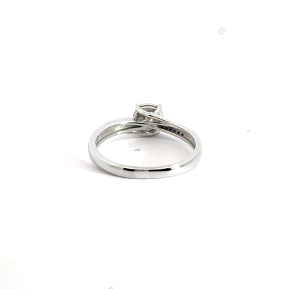 9CT White Gold Diamond Solitaire Ring Aces Jewellers 