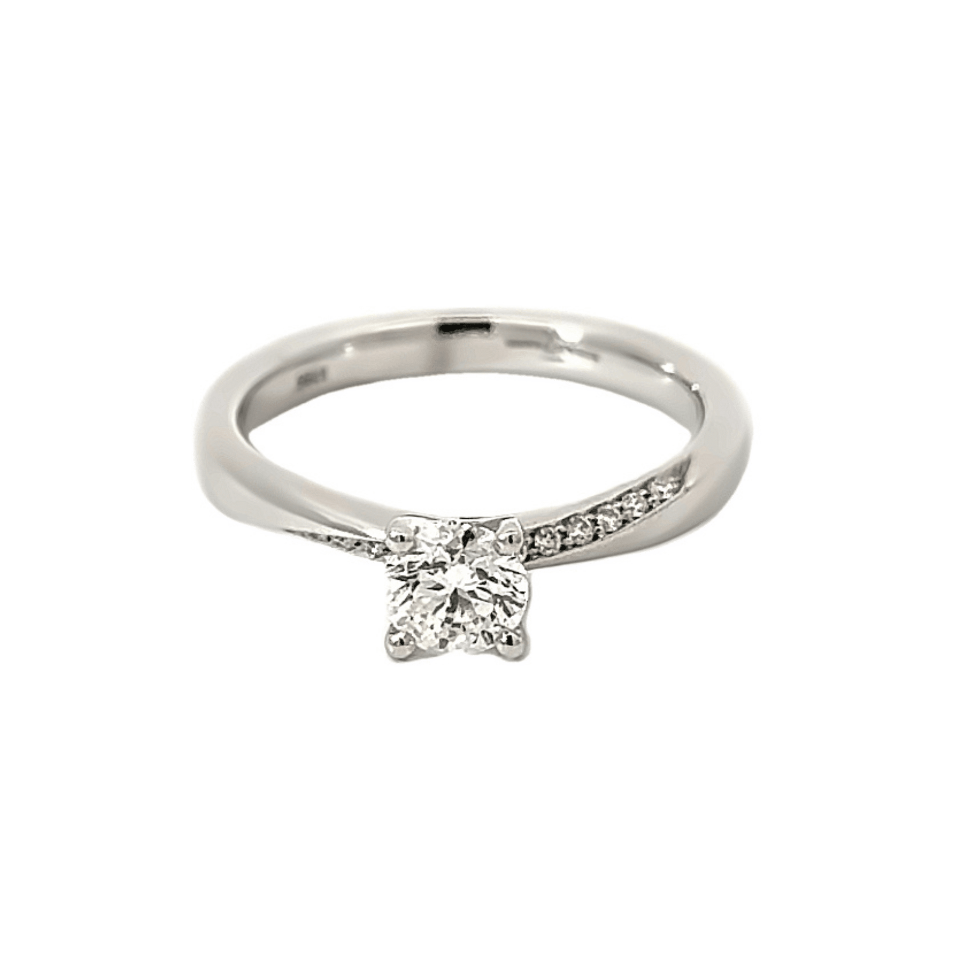 18CT White Gold Diamond Ring Aces Jewellers 