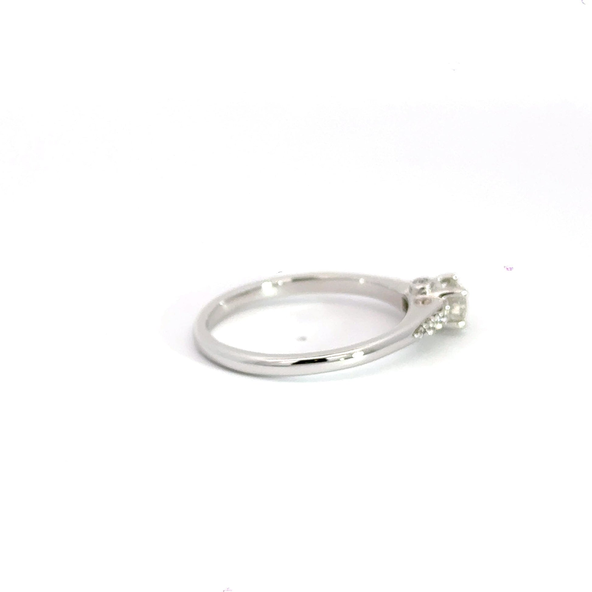 18CT White Gold Diamond Solitaire Aces Jewellers 