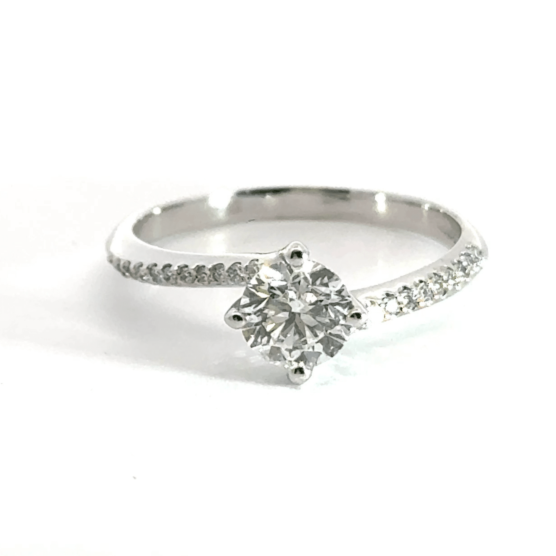 Platinum Solitaire Diamond Ring Aces Jewellers 