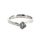 Platinum Solitaire Diamond Ring Twist Aces Jewellers 