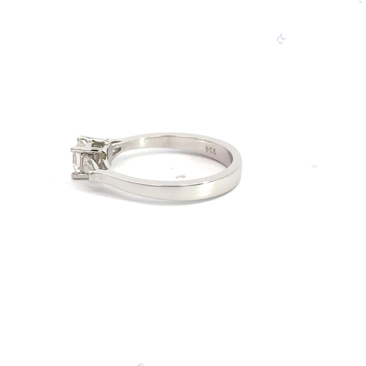 18CT White Gold Trilogy Diamond Ring Aces Jewellers 