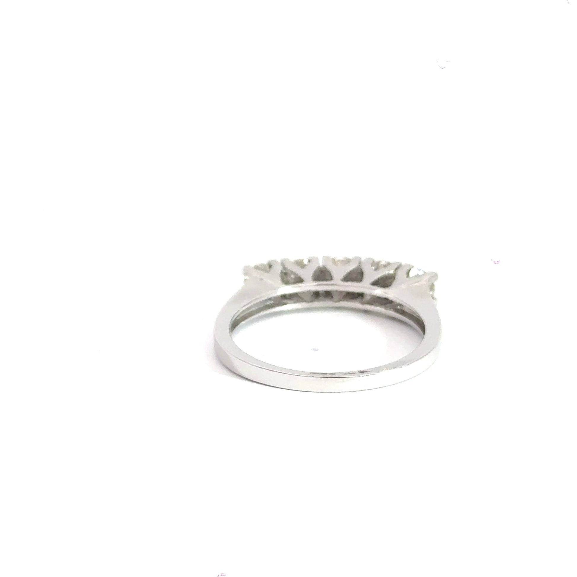 18CT White Gold Diamond Ring Eternity Band Aces Jewellers 