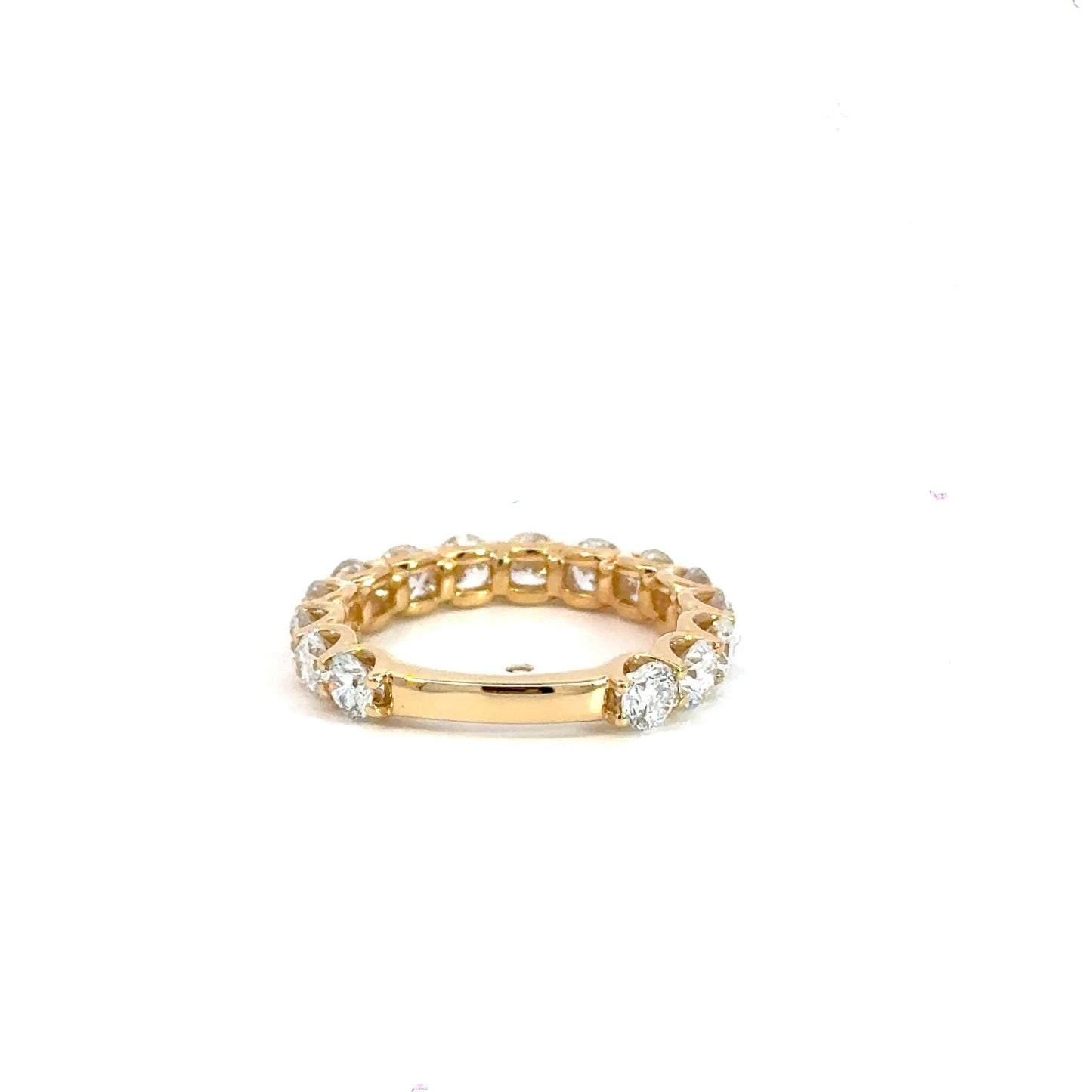 18CT Yellow Gold Eternity Ring 2.40ct Lab Diamond Aces Jewellers 