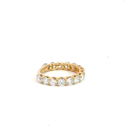 18CT Yellow Gold Eternity Ring 2.40ct Lab Diamond Aces Jewellers 